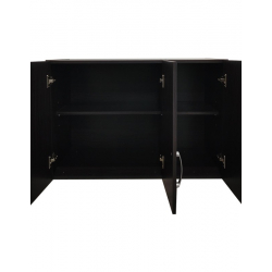 Ντουλάπα εξάφυλλη με πατάρι Lego pakoworld wenge 180x42x240εκ