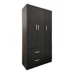 Ντουλάπα πεντάφυλλη με πατάρι Lego pakoworld wenge 170x42x240εκ