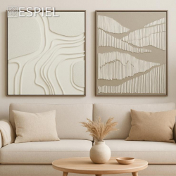 ΠΙΝΑΚΑΣ ΣΕ 3D ΚΑΜΒΑ ΛΕΥΚΟΣ PVC/MDF 60X80X2,9 ΕΚ