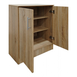 Παπουτσοθήκη-ντουλάπι Souken pakoworld 6 ζευγών σε sonoma απόχρωση 60x40x80εκ