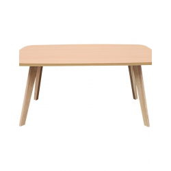 Τραπέζι σαλονιού Komela mdf σε φυσική απόχρωση 100x48x45cm