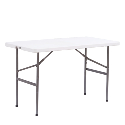 Τραπέζι Catering ArteLibre LIME Πτυσσόμενο (Βαλίτσα) Λευκό/Γκρι HDPE/Μέταλλο 120x60x74cm