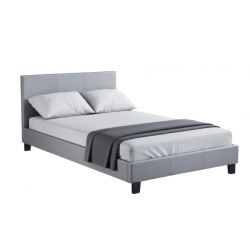 Κρεβάτι ArteLibre AZALEA Capuccino PU 213x131x88cm (Στρώμα 120x200cm)