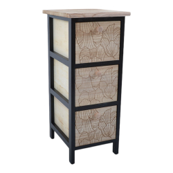 ΞΥΛΙΝΗ ΣΥΡΤΑΡΙΕΡΑ ΜΕ 3 ΣΥΡΤΑΡΙΑ 839186  (26x32x62)