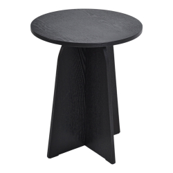 ΤΡΑΠΕΖΑΚΙ ΞΥΛΙΝΟ ΣΕ ΜΑΥΡΟ ΧΡΏΜΑ 40x40x50εκ. ANKOR