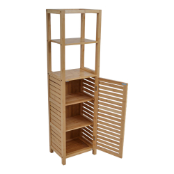 ΝΤΟΥΛΑΠΙ ΜΕ ΡΑΦΙΑ ΑΠΟ ΞΥΛΟ ΜΠΑΜΠOΥ 33x25x120εκ. ANKOR