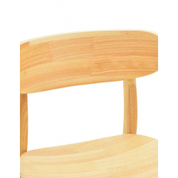 Καρέκλα Lumnia pakoworld rubberwood σε φυσική απόχρωση 46x50x76εκ