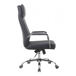 Καρέκλα γραφείου διευθυντή Morales pakoworld pu μαύρο 60x70x118-124εκ