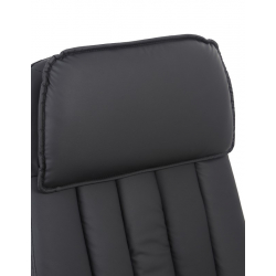 Καρέκλα γραφείου διευθυντή Morales pakoworld pu μαύρο 60x70x118-124εκ