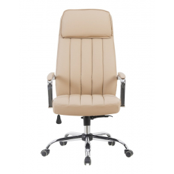 Καρέκλα γραφείου διευθυντή Morales pakoworld pu cappuccino 60x70x118-124εκ