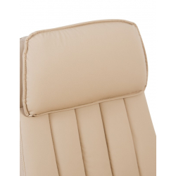 Καρέκλα γραφείου διευθυντή Morales pakoworld pu cappuccino 60x70x118-124εκ