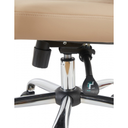 Καρέκλα γραφείου διευθυντή Morales pakoworld pu cappuccino 60x70x118-124εκ