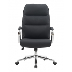 Καρέκλα γραφείου διευθυντή Normie pakoworld pu μαύρο 58x65x103-111εκ