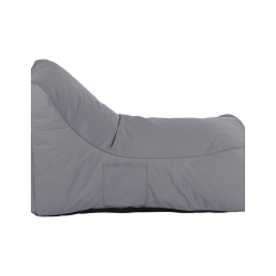 Πουφ ξαπλώστρα Otenda pakoworld αδιάβροχο σε ανθρακί απόχρωση 67x110x65εκ