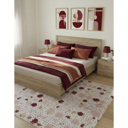 Σετ Κρεβατοκάμαρας Athos Sonoma με Κρεβάτι 160x200εκ Σετ 3τεμ