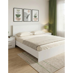 Σετ Κρεβατοκάμαρας Athos Λευκό με Κρεβάτι 160x200εκ Σετ 3τεμ