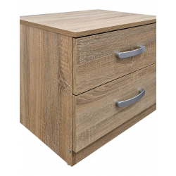 Σετ Κρεβατοκάμαρας Athos Sonoma με Κρεβάτι 160x200εκ Σετ 4τεμ