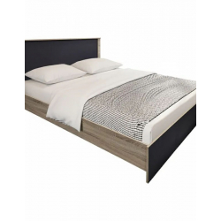 Σετ Κρεβατοκάμαρας Athos Sonoma Ανθρακί με Κρεβάτι 160x200εκ Σετ 4τεμ