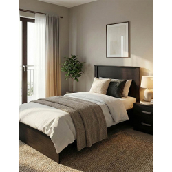 Σετ Κρεβατοκάμαρας Athos Wenge με Κρεβάτι 90x190εκ Σετ 2τεμ