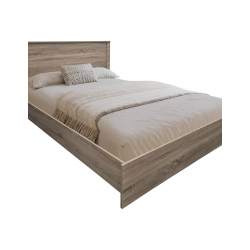 Σετ Κρεβατοκάμαρας Athos Sonoma με Κρεβάτι 140x200εκ Σετ 3τεμ