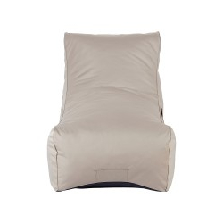 Πουφ ξαπλώστρα Otenda pakoworld αδιάβροχο σε μπεζ απόχρωση 67x110x65εκ
