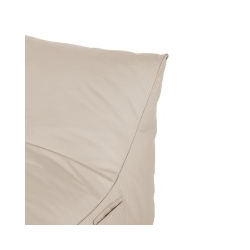 Πουφ ξαπλώστρα Otenda pakoworld αδιάβροχο σε μπεζ απόχρωση 67x110x65εκ