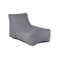Πουφ ξαπλώστρα Otenda pakoworld αδιάβροχο σε ανθρακί απόχρωση 67x110x65εκ