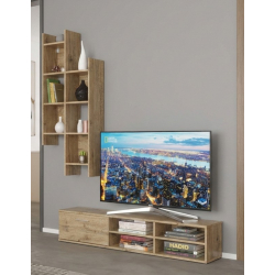 Σύνθετο σαλονιού Sarona pakoworld oak 150x35x160εκ