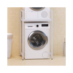 Ραφιέρα στήριξης πλυντηρίου - στεγνωτηρίου Delavar pakoworld μέταλλο λευκό 72x60x116εκ