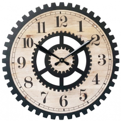 Ρολόι Τοίχου ArteLibre Ξύλο Φ60x4cm