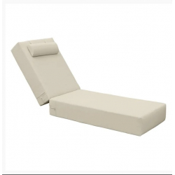 SUNLOUNGER Μαξιλάρι Ξαπλώστρας 20cm, Προσκέφαλο, Ύφασμα Water Repellent Sandy, Φερμουάρ