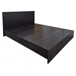 Κρεβάτι Athos pakoworld σε wenge απόχρωση 160x200εκ