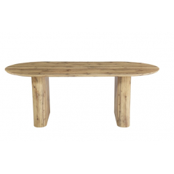 Τραπέζι Nembou pakoworld mdf σε oak απόχρωση 210x100x76εκ