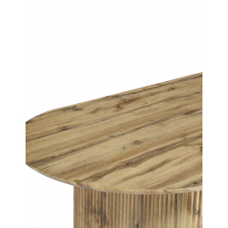 Τραπέζι Nembou pakoworld mdf σε oak απόχρωση 210x100x76εκ