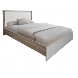 Σετ Κρεβατοκάμαρας Athos Sonoma Λευκό με Κρεβάτι 140x200εκ Σετ 3τεμ