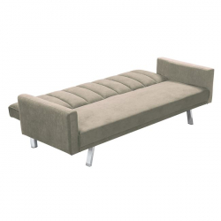 HIT Καναπές - Κρεβάτι Σαλονιού - Καθιστικού, Ύφασμα Μπεζ 198x86x81cm Bed:177x104x41cm