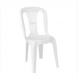 WIEN Καρέκλα Στοιβαζόμενη, ΡΡ Άσπρο