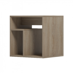 Κομοδίνο Doublo pakoworld sonoma 40x35x40εκ