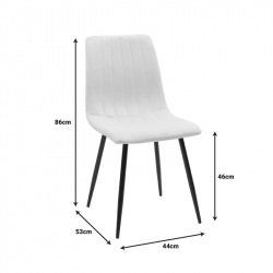 Τραπεζαρία με Καρέκλες Noor Κυπαρισσι και Τραπέζι Antoro Γυαλί Φ100x75εκ Σετ 5τεμ