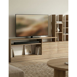 Σύνθετο σαλονιού Seruno pakoworld sonoma 170x25x100εκ