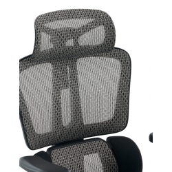 Καρέκλα γραφείου εργασίας ErgoFlow pakoworld μαύρο-γκρι 73x64x112-135εκ