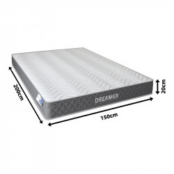 Στρώμα Dreamer pakoworld pocket spring compressed διπλής όψης 20cm 150x200εκ
