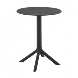 MODA-H Τραπέζι Κήπου - Βεράντας, PP - UV Protection, Απόχρωση Ανθρακί