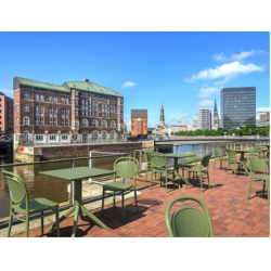 SKY OLIVE GREEN 70X70X74εκ. ΤΡΑΠΕΖΙ ΠΟΛ/ΝΙΟΥ