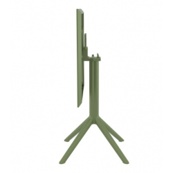 SKY OLIVE GREEN 60Χ60X74εκ. ΤΡΑΠΕΖΙ ΠΤΥΣ/ΝΟ ΠΟΛ/ΝΙΟΥ