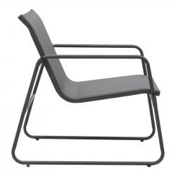 Σαλόνι εξωτερικού χώρου Veranda textilene-μέταλλο σε ανθρακί απόχρωση