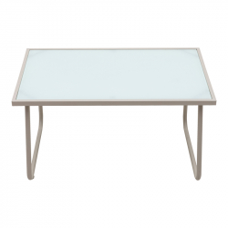 Σαλόνι εξωτερικού χώρου Veranda textilene-μέταλλο σε λευκή απόχρωση