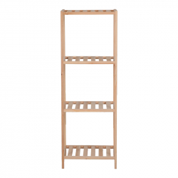 Ραφιέρα δαπέδου Zendia pakoworld ξύλο ελάτου σε φυσική απόχρωση 35x30x100εκ