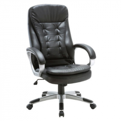 BF5150 Πολυθρόνα Διευθυντή Pu Μαύρο  65x70x112/122cm