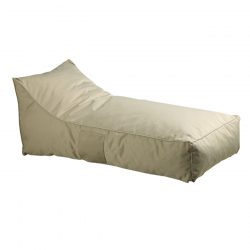 TACO Πουφ Ξαπλώστρα Ανάκλιντρο, 100% Αδιάβροχο Ύφασμα Sand  70x140x60cm